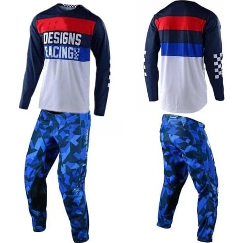 2021 TL D RACING Jersey Set CONFETTI GP Motocross Gear Set ATV Mx Moto Jersey And Pant H