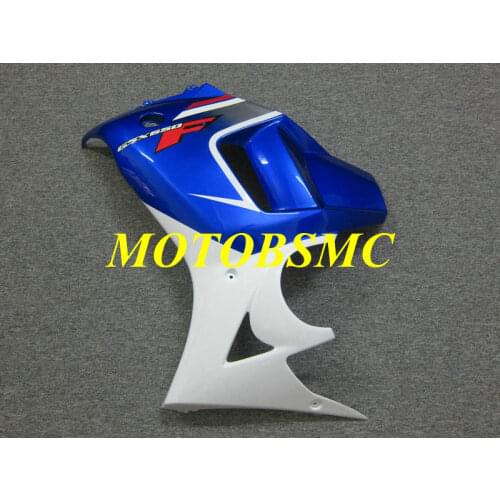 Left Side Fairing part for GSX650F 08 09 10 12 GSX650F GSX 650F 2008 2009 2010 ABS white blue Fairings set SL10