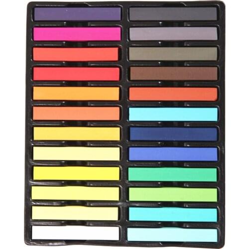 12 Colors Hair Chalk Powder Temporary Non-toxic Dye Pastel Multicolor Paint Party Beauty Soft Hair Salon Pastels Crayons Powder