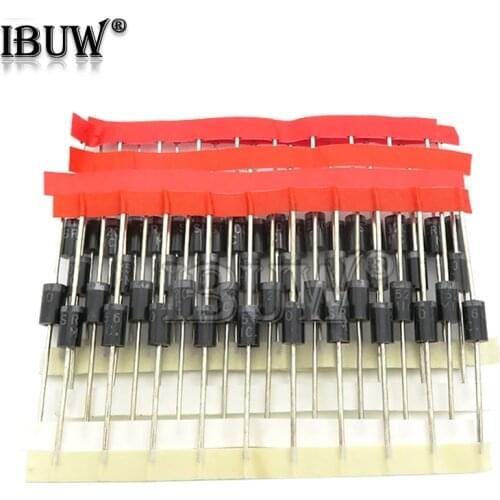 Kit 50pcs=5values*10pcs Schottky Diode Assorted Kit SR3100 SR3200 SR5100 SR5200 SR560 each 10PCS