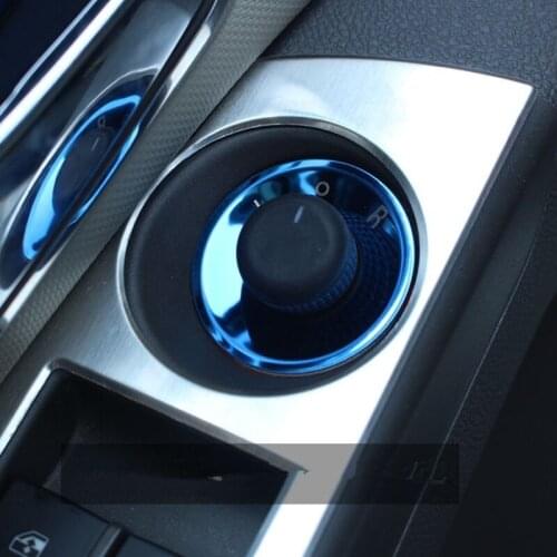Stainless Steel Rearview Mirror Switch Decorated Frame For Chevrolet Cruze Malibu Regal AAA564