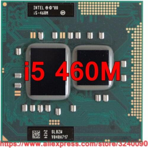 Original lntel Core i5 460M 2.53GHz i5-460M Dual-Core Processor PGA988 Mobile CPU Laptop processor free shipping