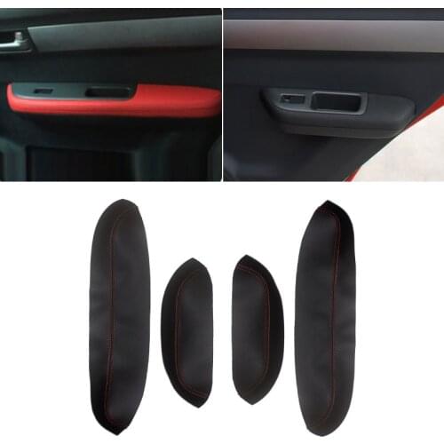 Door Panel Cover For Suzuki Swift 2005 2006 2007 2008 2009 2010 2011 2012 4Pcs Car Door Armrest Panel Skin Cover Sticker Trim