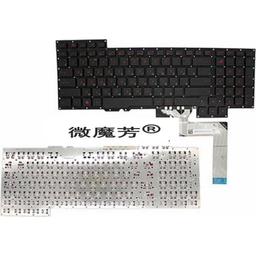 Russian NEW keyboard For Asus G751 G751JM G751JT G751JY 0KNB0-E601RU00 ASM14C33SUJ442 RU laptop keyboard