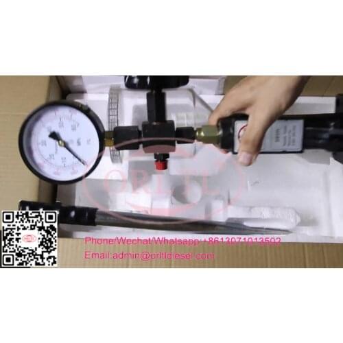 ORLTL Diesel Injector Nozzle Pop Tester Equivalent To Design Model: EFEP 60H Common Rail Injector Nozzle Tester Quality SS Body
