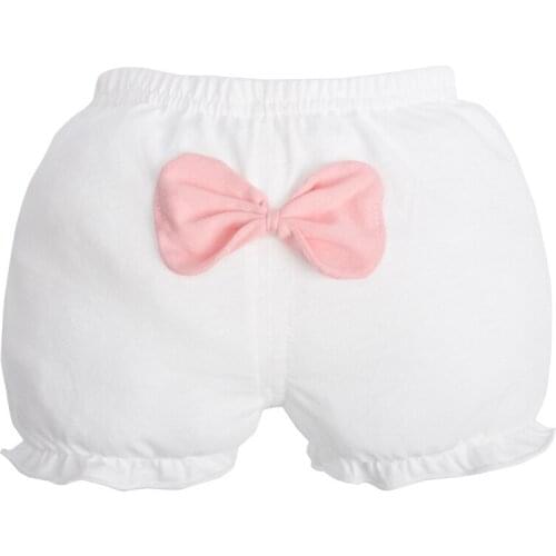 4Pcs/lot Kids 100% Cotton Underwear Panties Girls Baby Infant Cute Big Bow Shorts For Children High-Quality Underpants Gifts