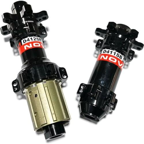 Novatec D411SB D412SB MTB XC All Road Gravel Disc Straight Pull Bicycle Hub 24 Hole HG 8-11s QR TA Front 100mm Rear 142mm 135mm