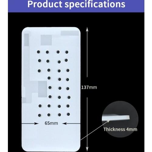Rotating separate machine use mold LCD positioning unbend flex cable cleaning rubber for iphone X ocd gluer removing