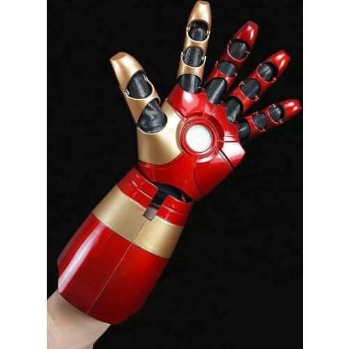 [Funny] MK42 XLII 4Wearable Blaster Gauntlet Arm Hand Cattoys Mark42 Arm Right/ 1/1 LED Armor Hand For super hero Iron gloves
