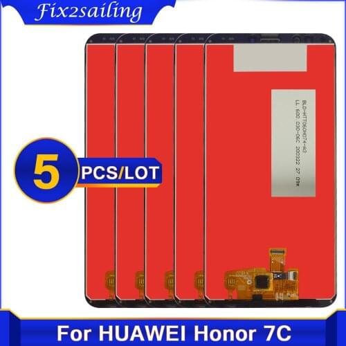 5PCS 5.7''Display For Honor 7C AUM-L41 Lcd Display Touch Screen Replacement for Honor 7A/Pro AUM-L29 Display Tested Phone LCDs
