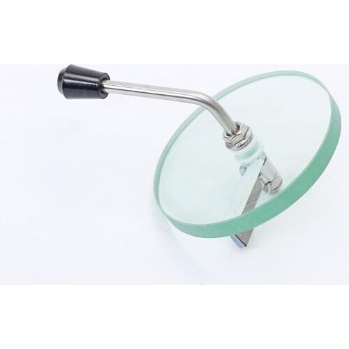 Free Shipping Perforated Borosilicate Transparent Glass, Stainless Steel Handle With Silicone Scraper Blade For Cleaning Glass