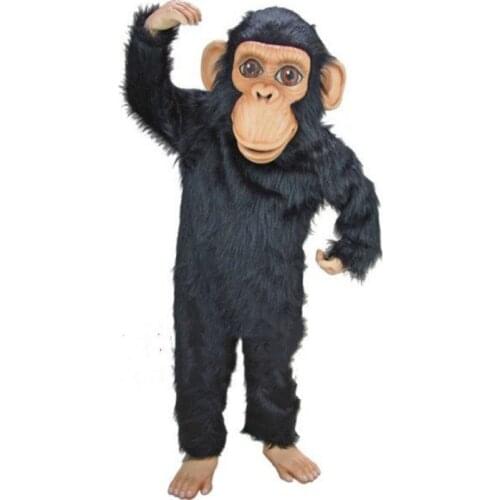 Black Orangutan Mascot Costume Suits Cosplay Party Game Fancy Animal Dress Outfits Promotion Carnival Halloween Fursuit Parade