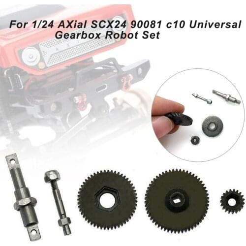 For 1/24 Axial SCX24 90081 C10 AXI00002 AXI00001 Metal Gearbox Gear Set 1:24 RC Car DIY Modification Spare Parts New