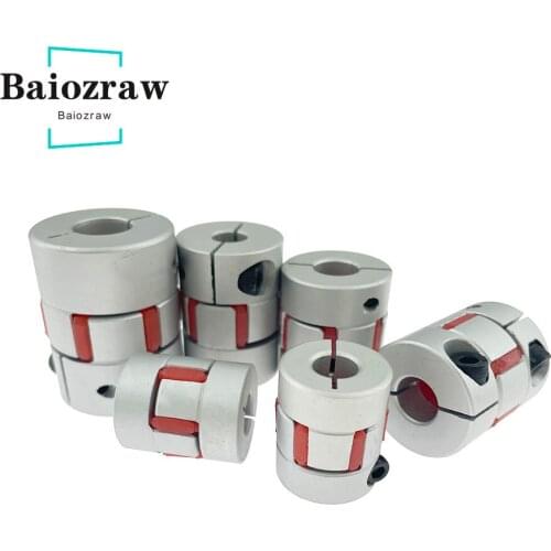 D20L25 Series 1PCS Flexible Plum Clamp Couple D20L25 Size 4/5/6/8/10mm Coupling Motor Connector 3D Printers Parts