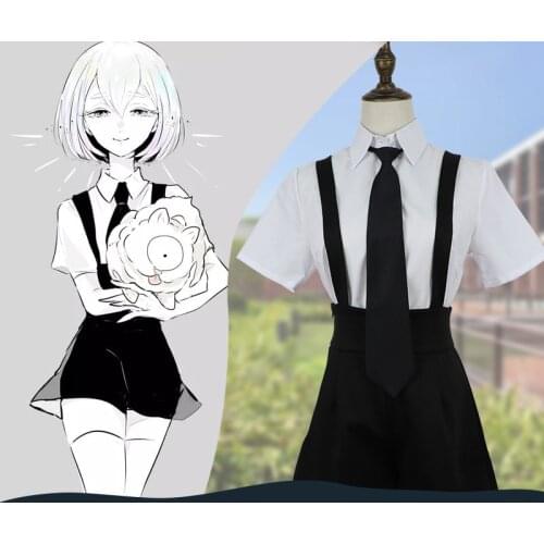 HISTOYE The Anime Land of the Lustrous Costume Phosphophyllite Antarcticite Cosplay College style Clothing for Women Halloween
