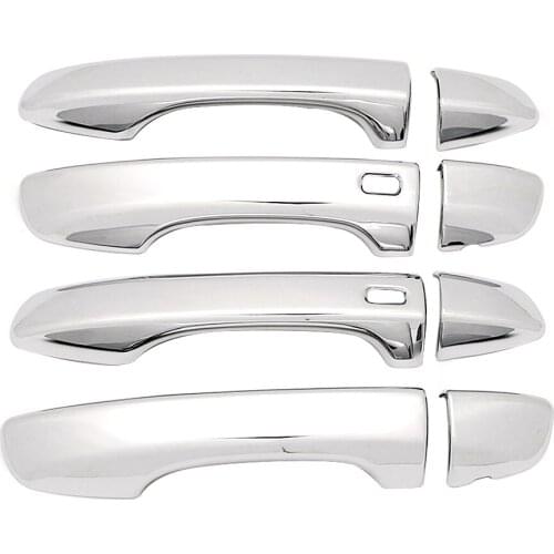 Chromium Styling For Volkswagen VW Tiguan L 20170 2018 2019 2020 Exterior Parts Chrome Side Door Handle Cover Trim