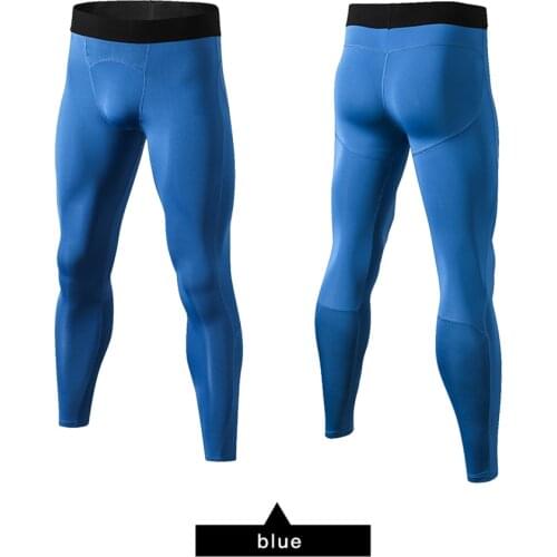 2019 New Style Man Long Leggings Trousers Leisure Compression Pants Base Layer Tights Exercise Fitness Clothing