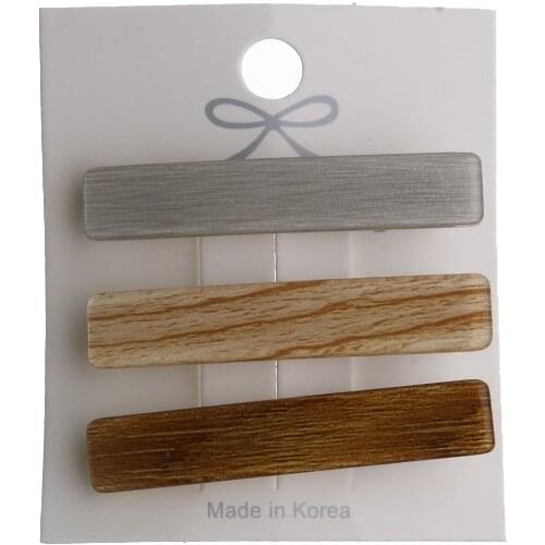 Mi Dairy Brand Ins Hot Sale Fair Maiden Simple Design Hair Accessories Acrylic Korean Vision Barrettes Headwear For Women Girls