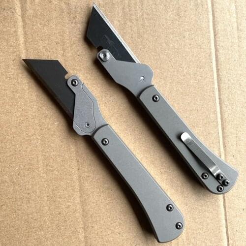 Paper Cutter Knife Titanium Alloy Replaceable Right-angle Blade