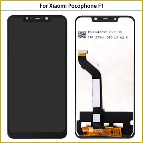 Original 6.18" For Xiaomi Pocophone F1 LCD Display Touch Screen Digitizer Assembly For Xiaomi Poco F1 LCD Screen Replac