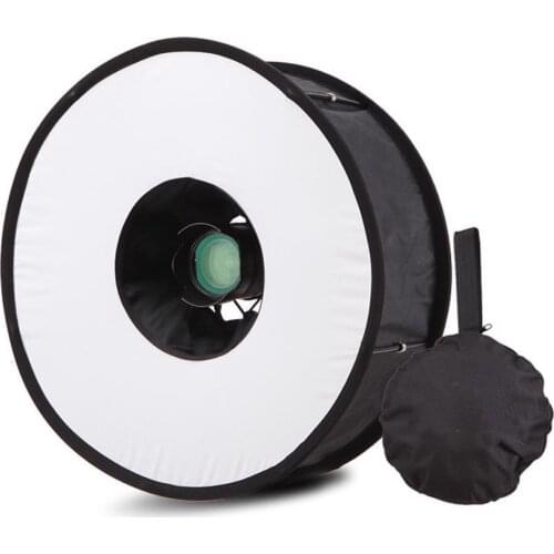 Camera Flash Diffuser 45cm Easyfold Macro Ring Speedlite Flash Light Softbox Reflect for Canon Nikon Sony DSLR Camera