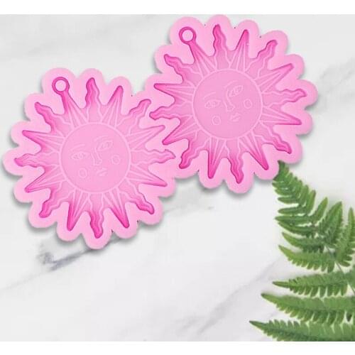 Helios Earring Face Mold Resin Earrings Mold Serving Board Silicone Mold Home Decoration Mold Suitable for Women