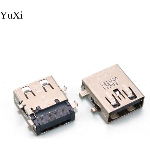 Commonly Used Replacement Right Angle USB 3.0 Jack Port, 9 Pins Type-A USB Female Connector for Asus Acer for Lenovo Ultrabook