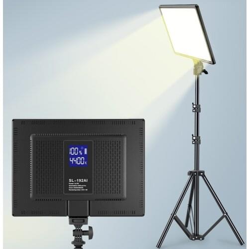 LED Video Light Panel EU Plug US Adapter 3200K-5600K Photography Lighting For Youtube Live Stream Photo Studio DSLR Fill Light