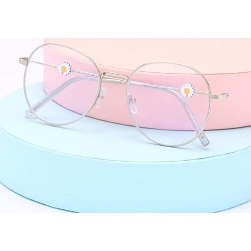 High-quality flower frame glasses Myopia Glasses Women Men Nearsighted Eyewear Anti blue light Glasses with Diopters Minus -1.0