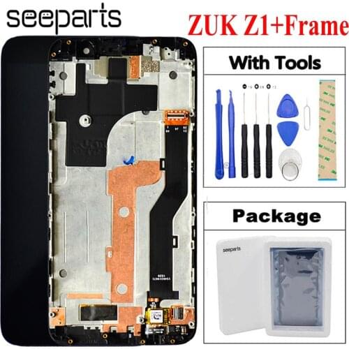 5.5" Lenovo ZUK Z1 LCD Display Touch Screen Digitizer Assembly With Frame Z1221 Replacement Parts Lenovo ZUK Z1 Display