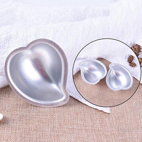 2pcs/pack 7*6*3.5cm Bath Bomb Cake Mold 3D Aluminum Alloy Ball Sphere Bath Bomb Mold Cake Baking Pastry Mould