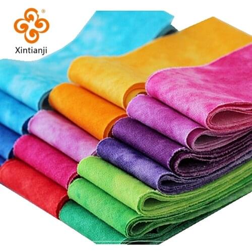 3.5cm(1.37ꞌꞌ) Tie-Dye Print Cotton Edging Fabric Patchwork Accessories Cloth Handicraft Materials TJ1011