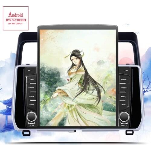 Android 10.0 car gps dvd player For Toyota Land Cruiser Prado 150 2017 2018 2019 2020 with radio multimedia video and navigation