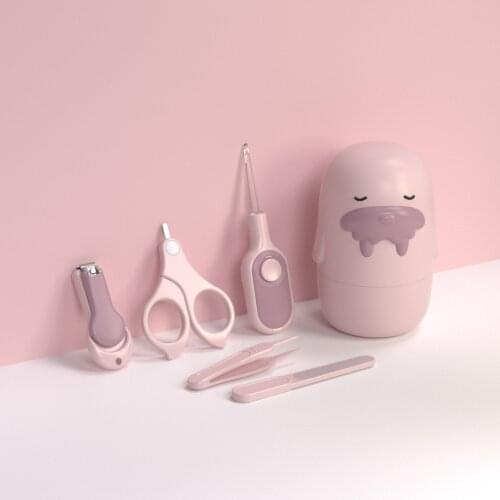 Baby nail clipper set newborn nail clipper scissors safety anti pinch nail clipper nail file