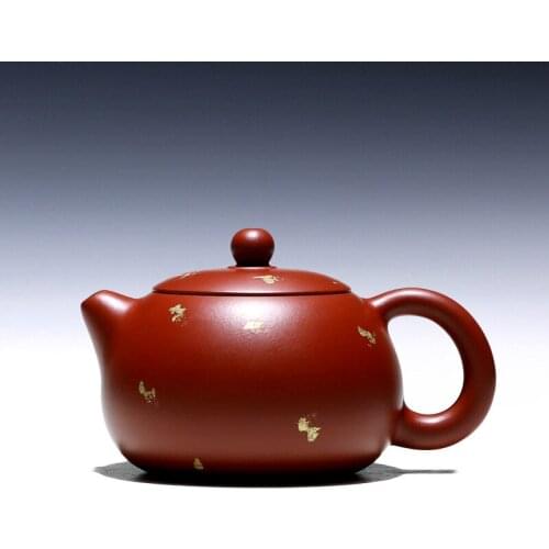 Two 】 yixing recommended pure manual teapot household Pan Ye dahongpao in xi shi 200 cc