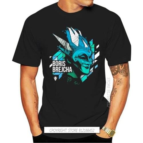Boris Brejcha Dj T Shirt Black Navy Short Men Women Pure Cotton Tshirt Men Summer Fashion T-Shirt Euro Size