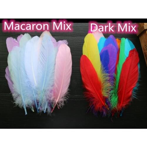 14-20cm Goose Feathers Big Flutter Plumas Fluff Hair Craft Feather Wedding Party Plume Diy Hard Flutter Swan Feather Wholesale