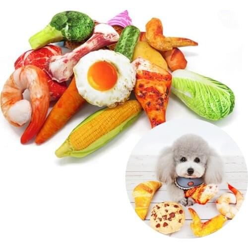 Dog Toys Funny Simulation Meat Puppy Pet Play Games Chew Toys Squeaky Toys For Small Big Dogs Pug Cats Pets Supplies 10A