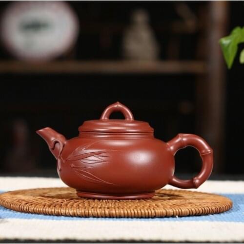 Of rhyme sea recommended yixing manufacturer wholesale gift custom undressed ore dahongpao bamboo pot all hand specials