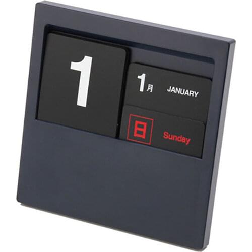 2021 Year DIY Combined Desk Calendar With Support Holder Creative Plug-In Daily Schedule Calendars Desktop Decoration Ornaments