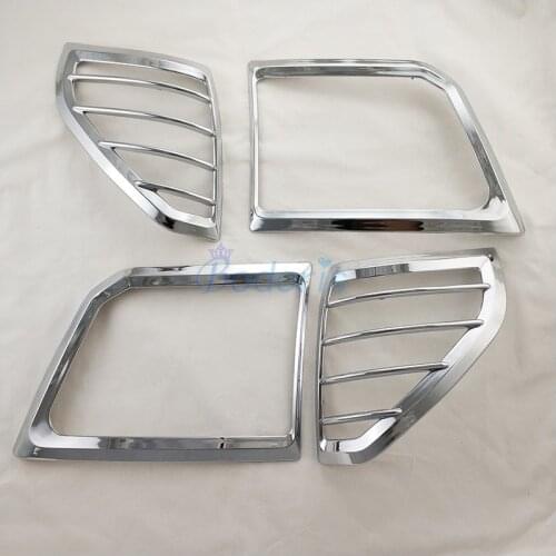 Headlight Cover Panel Light Frame Trims Lamp Kits Chome For Toyota Land Cruiser 90 Prado FJ90 J90 1996 1997 1998 1999 2000 2002