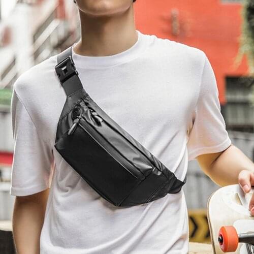 4 Colors Optional Lightweight Waterproof Chest Bag Leisure Sports Soft Crossbody Pack for Outdoor Sport Running Hiking