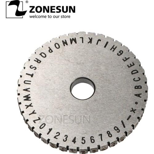 ZONESUN Embossing Machine1 Gear For Manual Steel Label Engrave Tool
