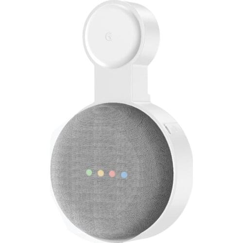 Wall Mount Holder for Google Nest Mini, A Space-Saving Accessories for Google Home Mini Voice Assistant In Bedroom Bathroom