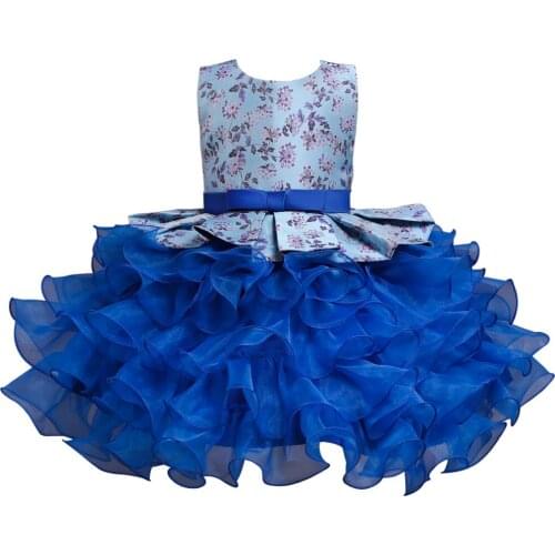 Babys first year dress girls Princess evening dress 2021 new mesh pompous skirt summer dress for 1-4-year-old toddler girl
