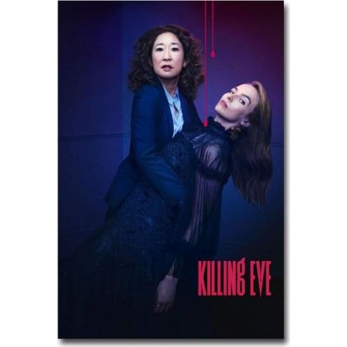 Killing Eve TV Season 2 Silk Poster Canvas Wall Art Print Painting 30x45cm 60x90 Wall Picture Modern Home Decoration Picture
