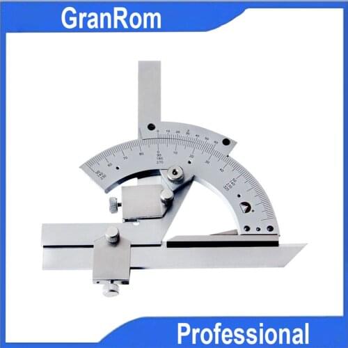 Universal Angle Ruler 0-320 Degrees Vernier Protractor Multi-Functional Angle Measuring Instrument