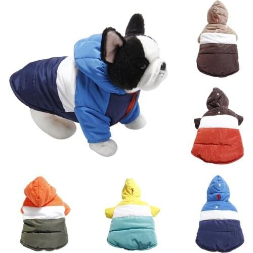 Winter Pet Dog Puppy Cotton Soft Warm Hoodie Clothes Coat Jacket Costume Apparel