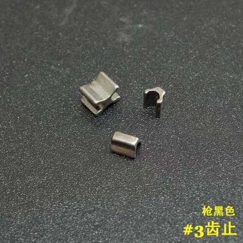 20 sets of original Japanese imported authentic YKK 3 zipper accessories gun black