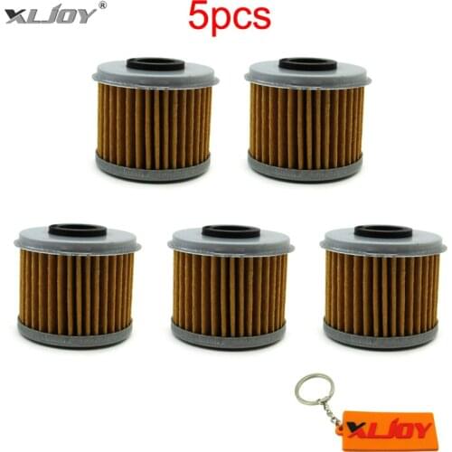 5x Fuel Oil Filter For HONDA CRF150F CRF150R CRF250R CRF450R CRF250X CRF450X TRX450R 2004-2009 TRX450ER HUSQVARNA TE310 Motor